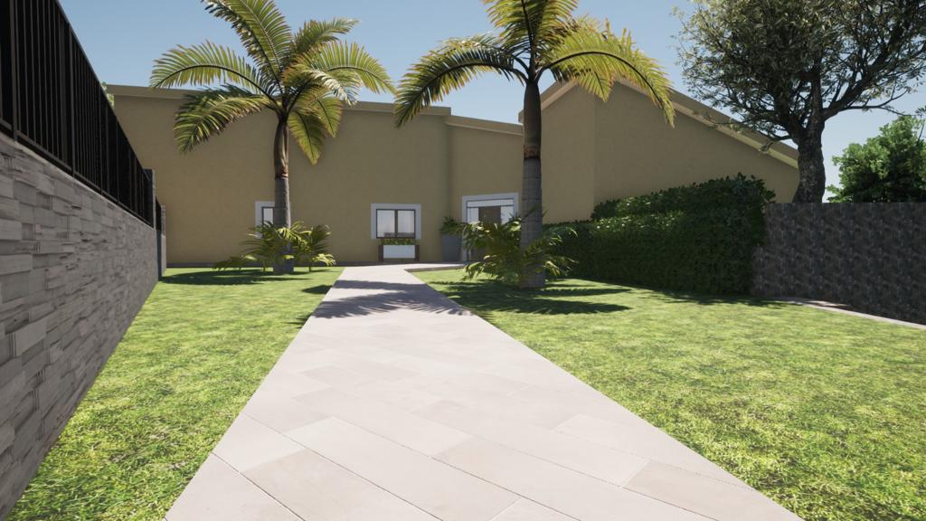 rendering ingresso villa aci bonaccorsi